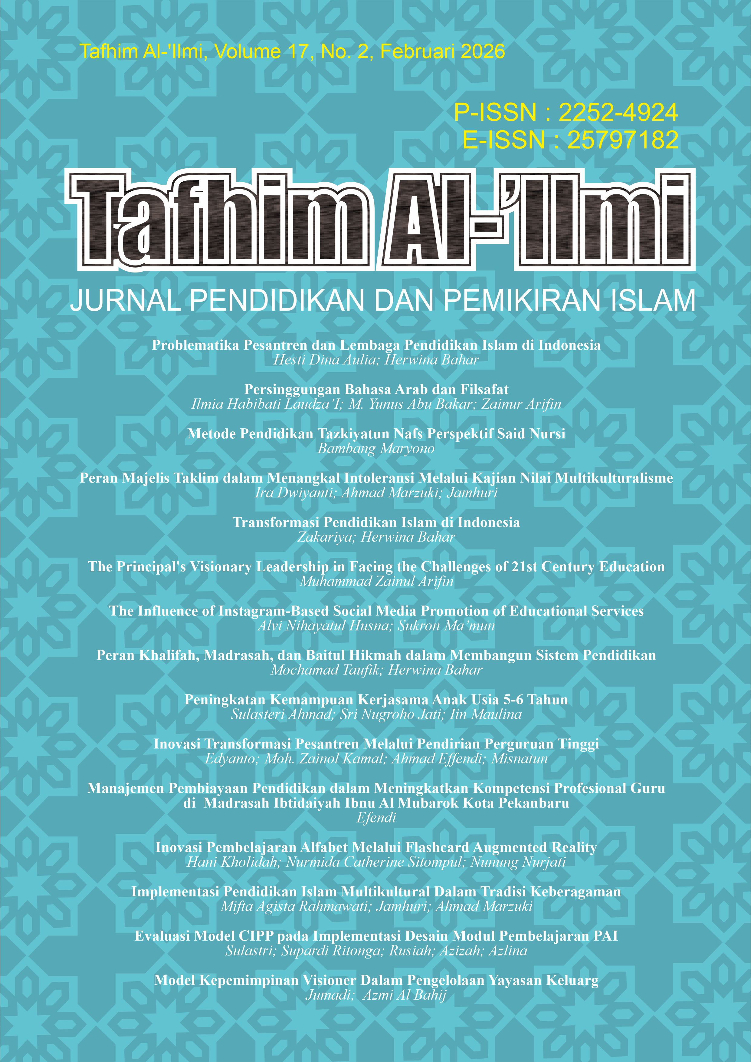 					View Vol. 17 No. 02 (2026): Februari 
				