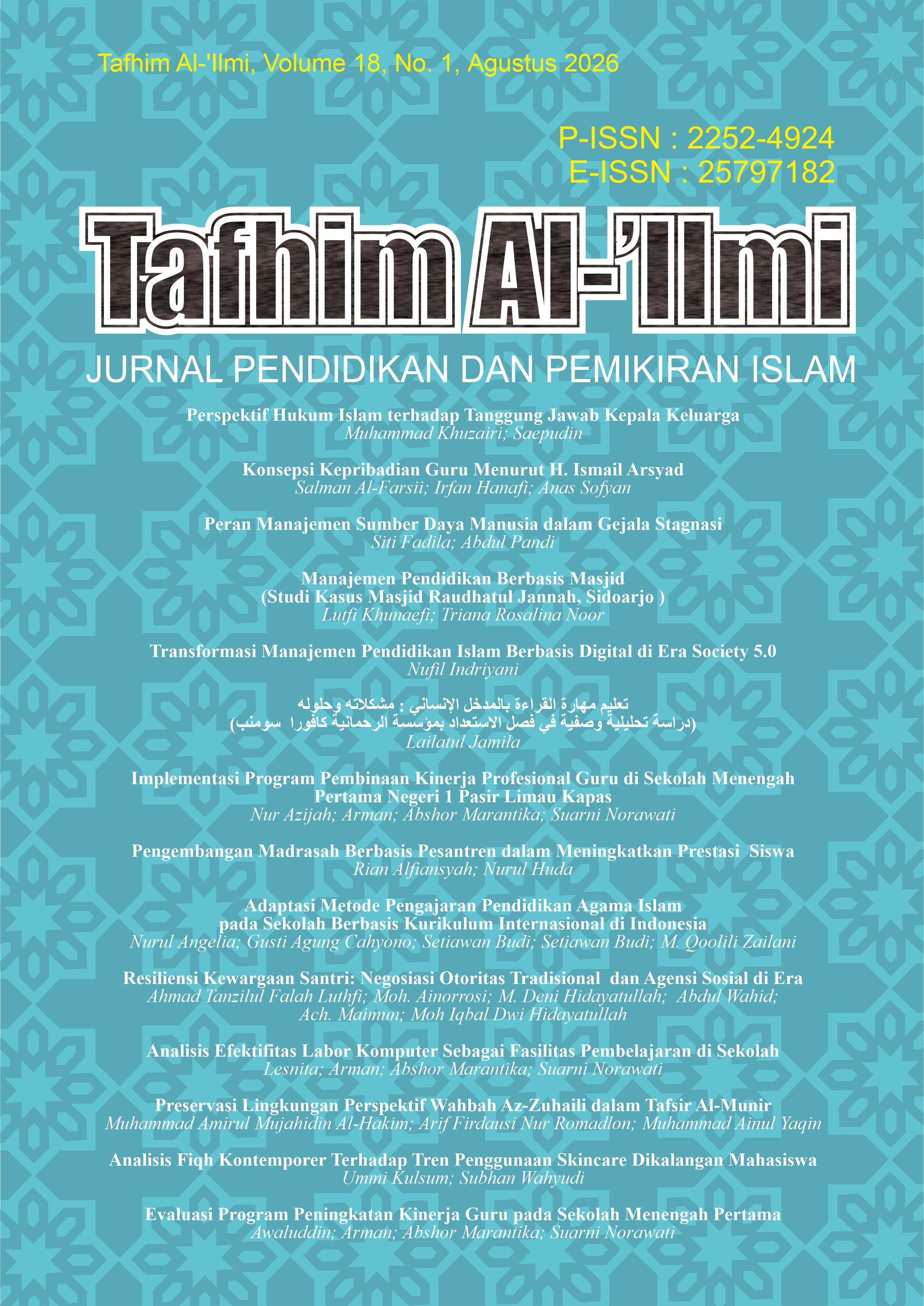					View Vol. 18 No. 01 (2026): Agustus 
				